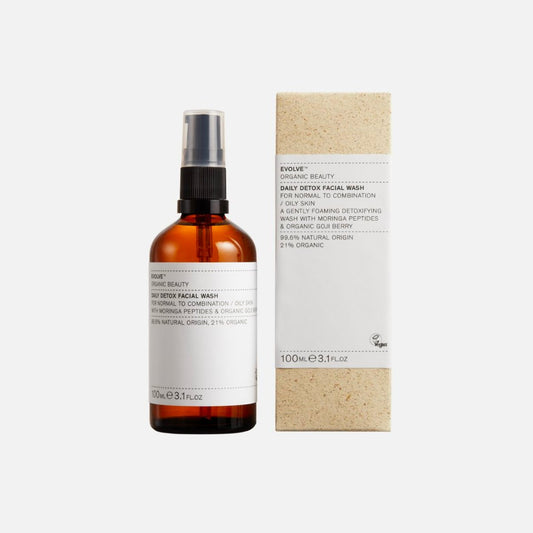 EVOLVE Organic Beauty Daily Detox Facial Wash 100ml - The SlowCleanser