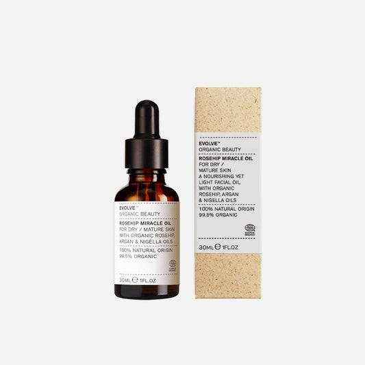 EVOLVE Organic Beauty Rosehip Miracle Oil 30ml - The SlowSerum