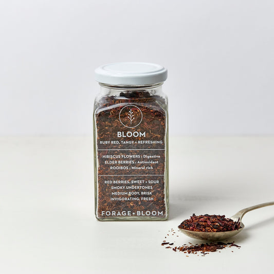 Forage + Bloom Herbal Tea - Bloom 75g Jar - The SlowTea & Infusions